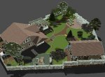 3D планировка дома и участка