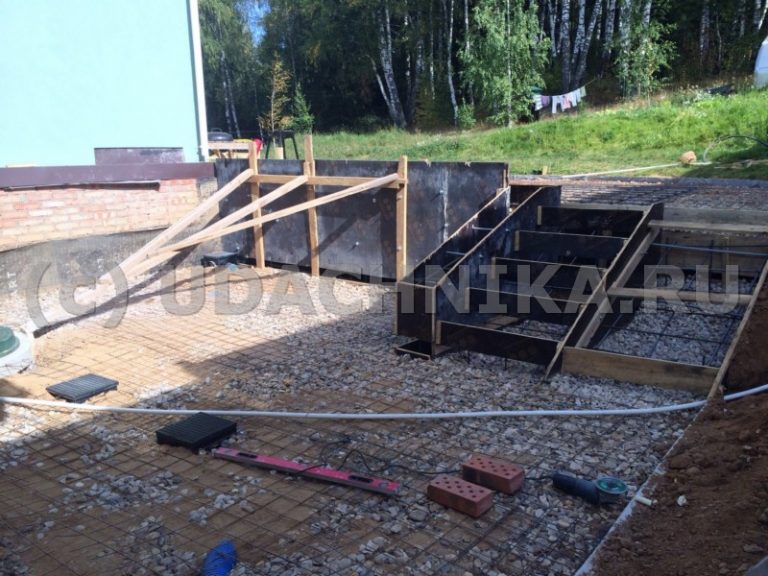 Все готово к приему бетона